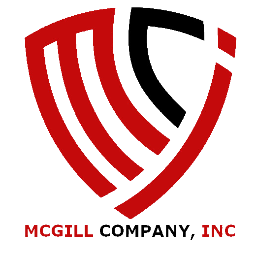 McGill Company, Inc. red and black shield logo